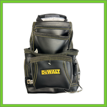 Load image into Gallery viewer, TOOL POUCH - DEWALT DG5433 TOOL BAG, 10 POCKET, TOP GRAIN LEATHER, BLACK