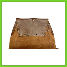 Load image into Gallery viewer, TOOL POUCH - 10 POCKET - BROWN COLOR RUGGED TOP GRAIN LEATHER