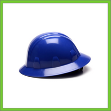 Load image into Gallery viewer, SL SERIES FULL BRIM HARD HAT, 4-POINT RATCHET SUSPENSION, BLUE