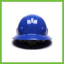 Load image into Gallery viewer, SL SERIES FULL BRIM HARD HAT, 4-POINT RATCHET SUSPENSION, BLUE