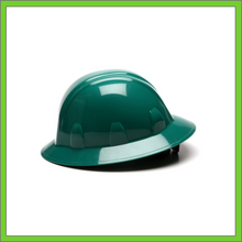 Load image into Gallery viewer, SL SERIES FULL BRIM HARD HAT, 4-POINT RATCHET SUSPENSION, GREEN