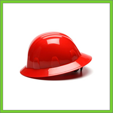 Load image into Gallery viewer, SL SERIES FULL BRIM HARD HAT, 4-POINT RATCHET SUSPENSION, RED