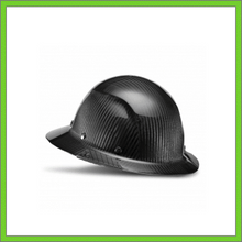 Load image into Gallery viewer, LIFT CARBON FIBER GLOSS BLACK FULL BRIM HARD HAT