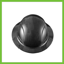 Load image into Gallery viewer, LIFT CARBON FIBER GLOSS BLACK FULL BRIM HARD HAT