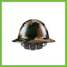 Load image into Gallery viewer, LIFT CARBON FIBER DAX 50/50 JUNGLE CAMO GLOSS FULL BRIM HARD HAT