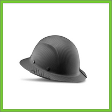 Load image into Gallery viewer, LIFT CARBON FIBER MATTE BLACK FULL BRIM HARD HAT