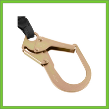 Load image into Gallery viewer, 6 FT WEBBING DUAL SELF RETRACTING LIFELINE WITH STEEL REBAR HOOK SRL