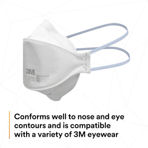 Case of 440 3M Aura 9205+ N95 NIOSH Approved Particulate Respirator Masks