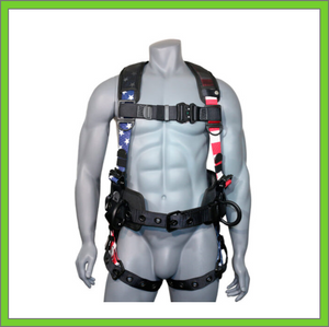 CONSTRUCTION HARNESS - AFP BAD BOY PROUD AMERICAN - SAFETY - FALL PROTECTION