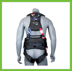 CONSTRUCTION HARNESS - AFP BAD BOY PROUD AMERICAN - SAFETY - FALL PROTECTION