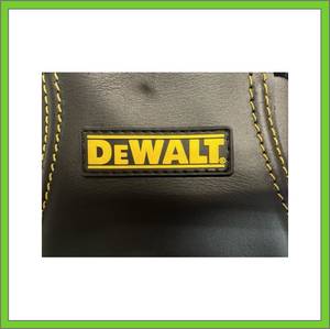 TOOL POUCH - DEWALT DG5433 TOOL BAG, 10 POCKET, TOP GRAIN LEATHER, BLACK