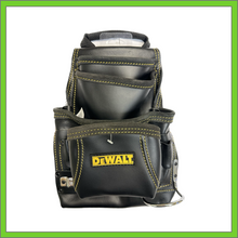 Load image into Gallery viewer, TOOL POUCH - DEWALT DG5433 TOOL BAG, 10 POCKET, TOP GRAIN LEATHER, BLACK
