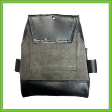 Load image into Gallery viewer, TOOL POUCH - 10 POCKET - BLACK COLOR RUGGED TOP GRAIN LEATHER
