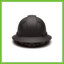 Load image into Gallery viewer, RIDGELINE FULL BRIM HARD HAT, 4-POINT RATCHET SUSPENSION, BLACK GRAPHITE PATTERN
