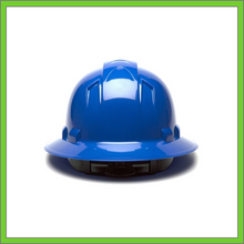 Load image into Gallery viewer, RIDGELINE FULL BRIM HARD HAT, 4-POINT RATCHET SUSPENSION, BLUE
