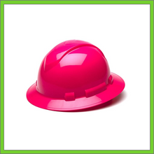 Load image into Gallery viewer, RIDGELINE FULL BRIM HARD HAT, 4-POINT RATCHET SUSPENSION, PINK
