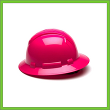 Load image into Gallery viewer, RIDGELINE FULL BRIM HARD HAT, 4-POINT RATCHET SUSPENSION, PINK
