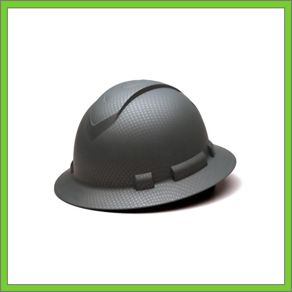 RIDGELINE FULL BRIM HARD HAT, 4-POINT RATCHET SUSPENSION, SILVER GRAPHITE PATTERN