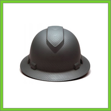 Load image into Gallery viewer, RIDGELINE FULL BRIM HARD HAT, 4-POINT RATCHET SUSPENSION, SILVER GRAPHITE PATTERN
