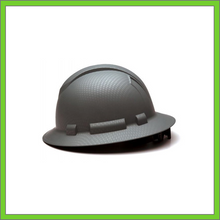 Load image into Gallery viewer, RIDGELINE FULL BRIM HARD HAT, 4-POINT RATCHET SUSPENSION, SILVER GRAPHITE PATTERN
