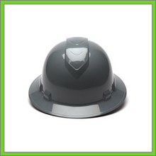 Load image into Gallery viewer, RIDGELINE FULL BRIM HARD HAT, 4-POINT RATCHET SUSPENSION, SLATE GRAY
