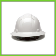 Load image into Gallery viewer, RIDGELINE FULL BRIM HARD HAT, 4-POINT RATCHET SUSPENSION, WHITE
