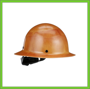 SKULLGARD FULL BRIM MSA HARD HAT WITH FAS-TRAC SUSPENSION