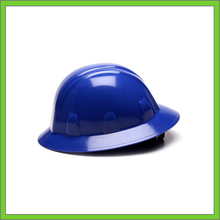 Load image into Gallery viewer, SL SERIES FULL BRIM HARD HAT,  4-POINT RATCHET SUSPENSION, BLUE
