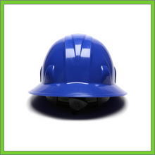 Load image into Gallery viewer, SL SERIES FULL BRIM HARD HAT,  4-POINT RATCHET SUSPENSION, BLUE
