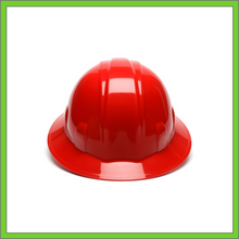 Load image into Gallery viewer, SL SERIES FULL BRIM HARD HAT,  4-POINT RATCHET SUSPENSION, RED
