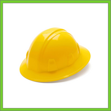 Load image into Gallery viewer, SL SERIES FULL BRIM HARD HAT,  4-POINT RATCHET SUSPENSION, YELLOW
