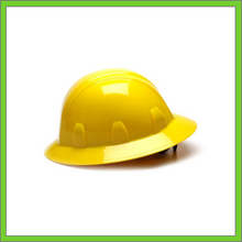 Load image into Gallery viewer, SL SERIES FULL BRIM HARD HAT,  4-POINT RATCHET SUSPENSION, YELLOW
