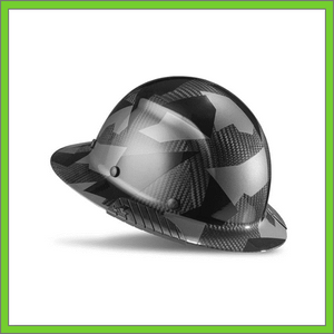 LIFT CARBON FIBER DAX 50/50 BLACK CAMO GLOSS FULL BRIM HARD HAT