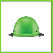 Load image into Gallery viewer, LIFT CARBON FIBER DAX 50/50 BLACK &amp; GREEN  FULL BRIM HARD HAT
