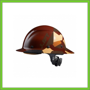 LIFT FIBER RESIN DAX 50/50 DESERT CAMO FULL BRIM HARD HAT