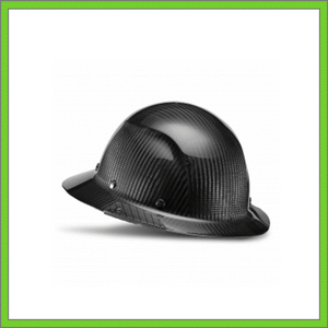 LIFT CARBON FIBER GLOSS BLACK FULL BRIM HARD HAT