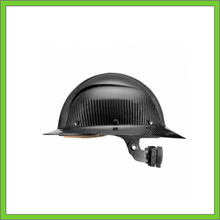 Load image into Gallery viewer, LIFT CARBON FIBER GLOSS BLACK FULL BRIM HARD HAT
