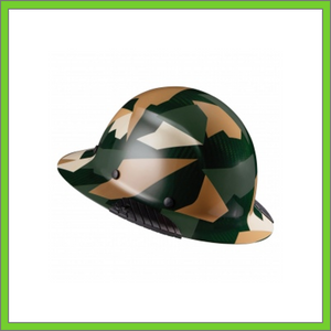 LIFT CARBON FIBER DAX 50/50 JUNGLE CAMO GLOSS FULL BRIM HARD HAT