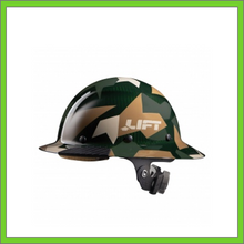 Load image into Gallery viewer, LIFT CARBON FIBER DAX 50/50 JUNGLE CAMO GLOSS FULL BRIM HARD HAT
