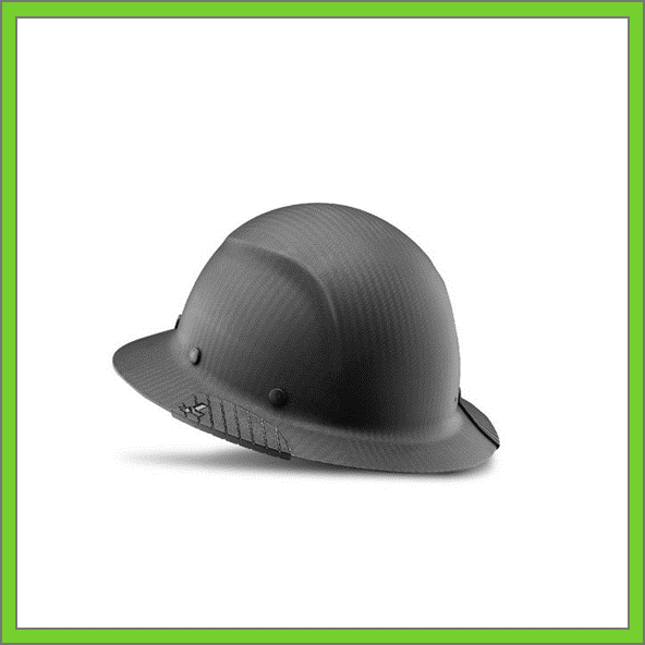 Flat black full brim hard hat sales
