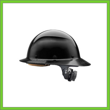 Load image into Gallery viewer, LIFT FIBER RESIN BLACK FULL BRIM HARD HAT
