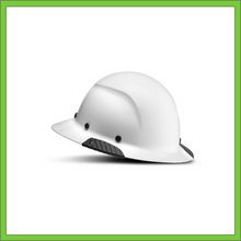 Load image into Gallery viewer, LIFT FIBER RESIN WHITE FULL BRIM HARD HAT
