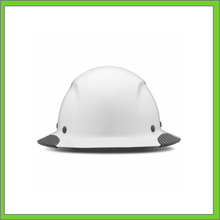 Load image into Gallery viewer, LIFT FIBER RESIN WHITE FULL BRIM HARD HAT
