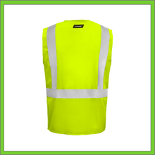 Load image into Gallery viewer, VEST - SAFETY VEST CLASS 2, ANSI - HI-VIS REFLECTIVE MULTIPOCKET - LIME
