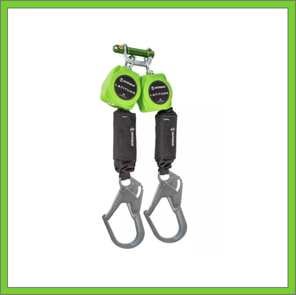 6 FT LATITUDE DUAL WEB SRL - SELF RETRACTING LIFELINE WITH REBAR HOOKS